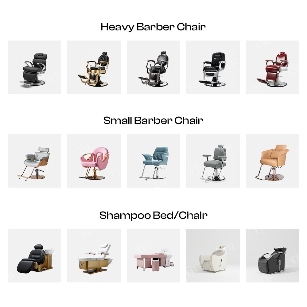 Turri Customization Hairdressing Furniture Barber Chair Barbershop Equipment Set Hair Barber Salon One-Stop Service