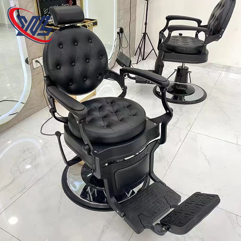 Vintage greasy hair salon Barber chair Hair salon can put upside down shaving salon hair cut