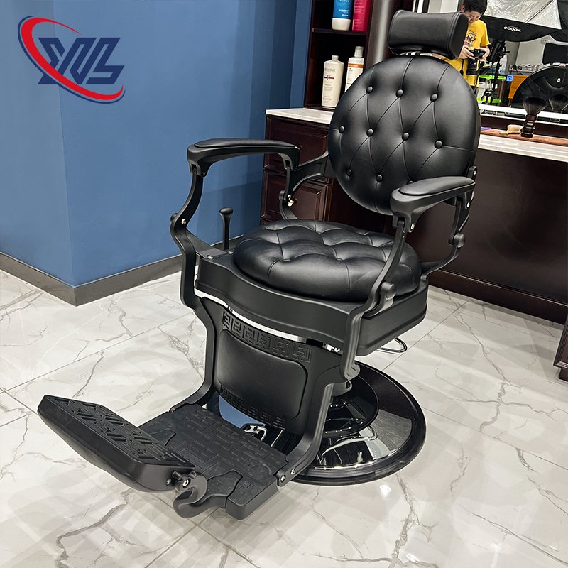 Vintage greasy hair salon Barber chair Hair salon can put upside down shaving salon hair cut
