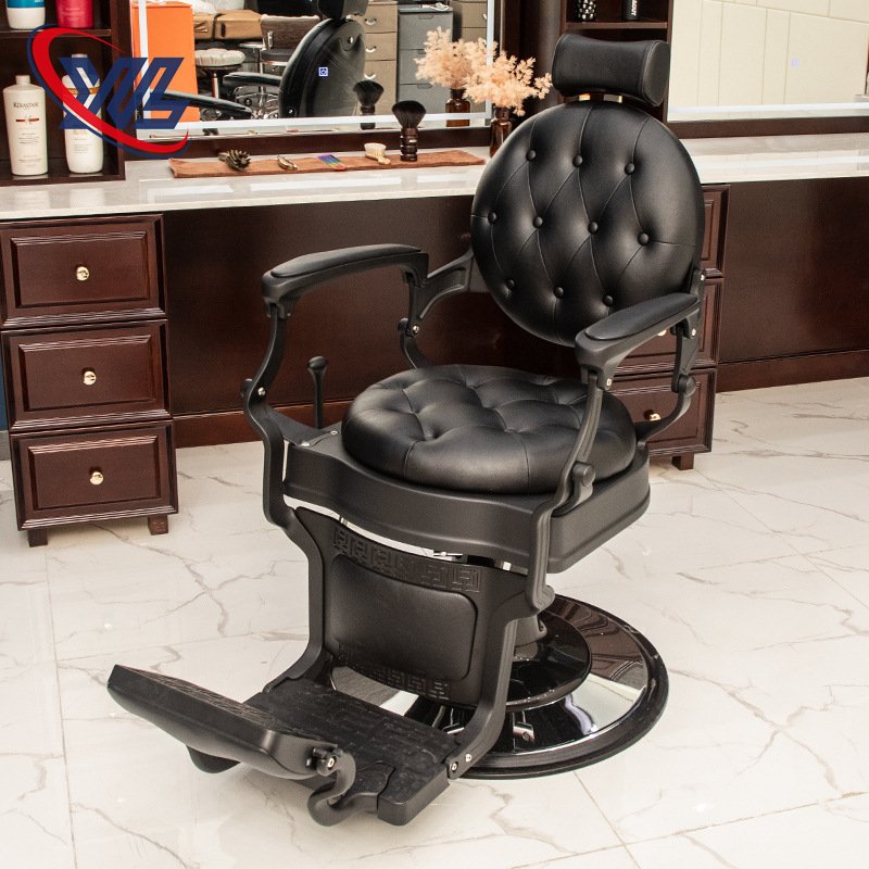 Vintage greasy hair salon Barber chair Hair salon can put upside down shaving salon hair cut