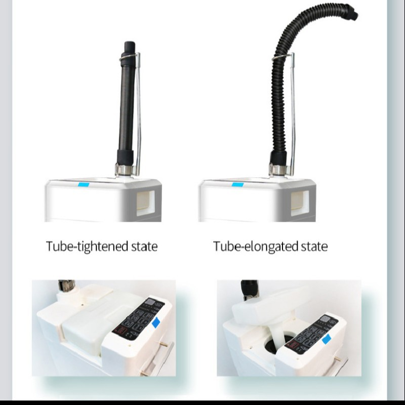 Professional Silver/White Hair Spa Steamer with Trolley Hair salon equipment micro mist professional hair spa steamer