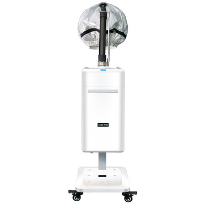 Professional Silver/White Hair Spa Steamer with Trolley Hair salon equipment micro mist professional hair spa steamer