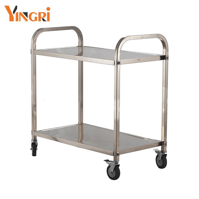JMYINGRI Stainless Steel Hotel Furniture Modern Metal Bar Cart