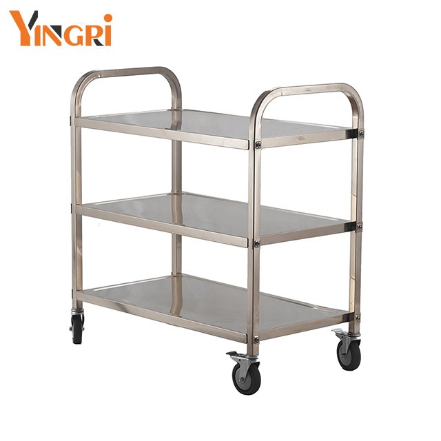JMYINGRI Stainless Steel Hotel Furniture Modern Metal Bar Cart