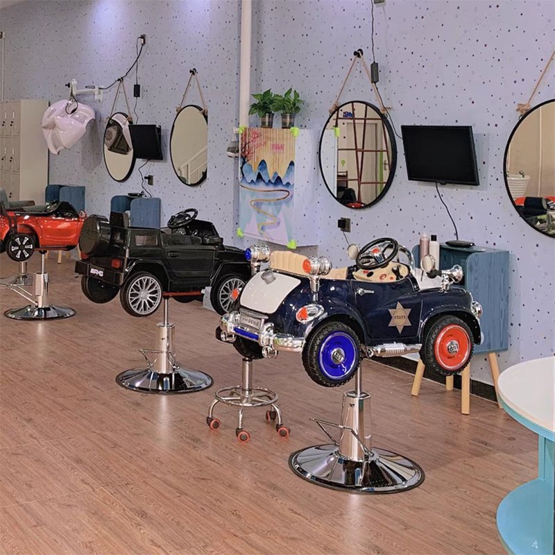 Barbershop hair salon hairdressing equipment toys cartoon car baby children's hair chair kids car barber chair