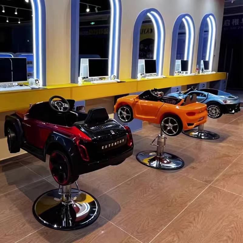 Barbershop hair salon hairdressing equipment toys cartoon car baby children's hair chair kids car barber chair