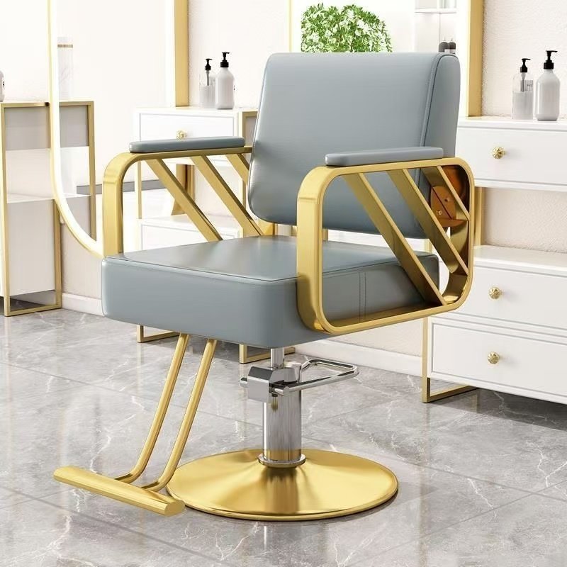 comfortable Rotating Haircut Chair salon station beauty metal salon barber chair