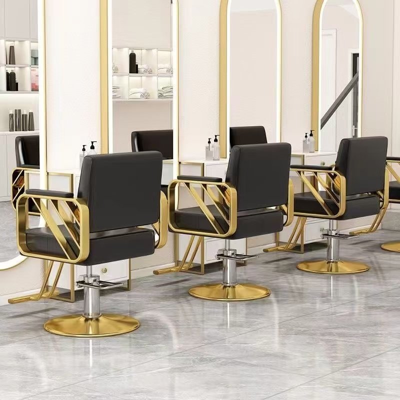comfortable Rotating Haircut Chair salon station beauty metal salon barber chair