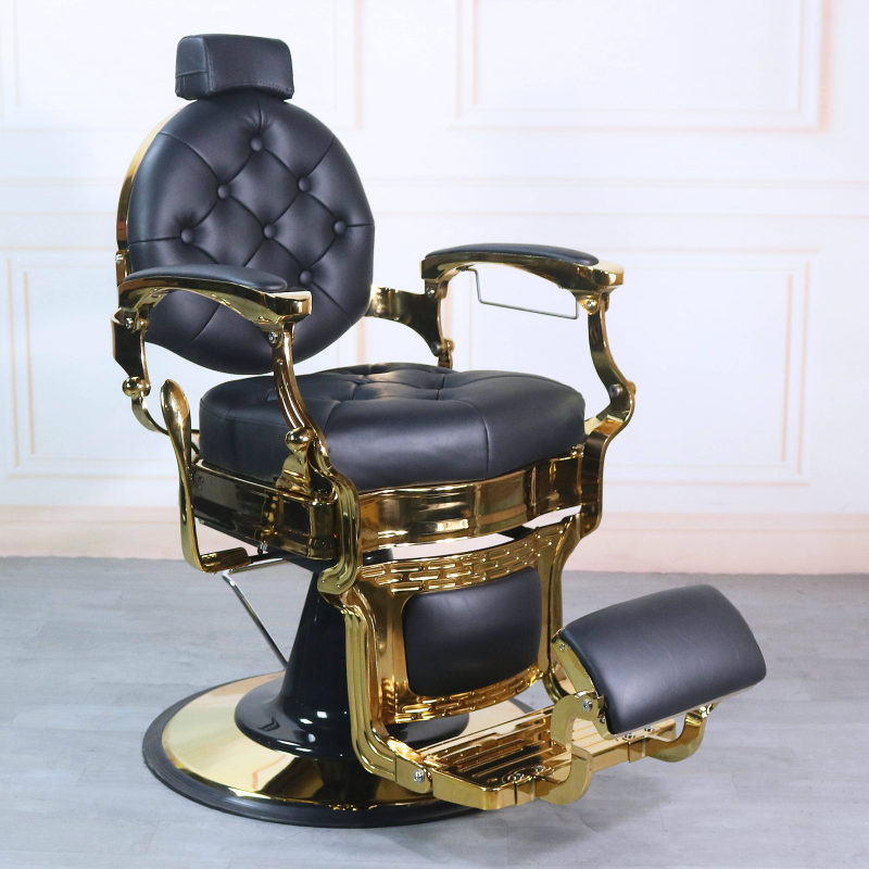 Cheap Price Heavy Duty Barber Chair Gold Barber Chair Stylish Hydraulic Styling Chair Hair Salon Furniture