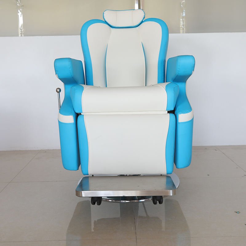 Hairdressing Salon Blue Barber Chair Heavy Duty Utopia Hair Styling Chair