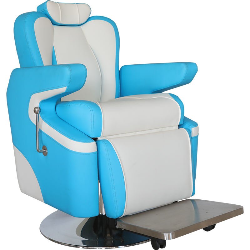 Hairdressing Salon Blue Barber Chair Heavy Duty Utopia Hair Styling Chair