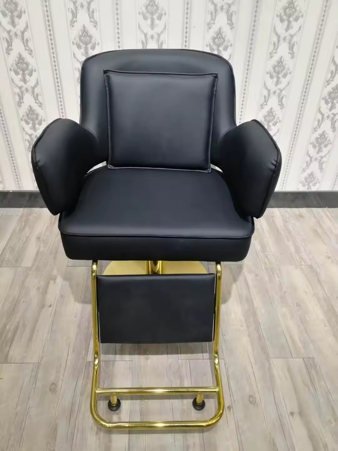 High Quality Furniture wholesale Barber Chair Styling Hairdresser Chair Stainless Steel Made Salon Barber Chair