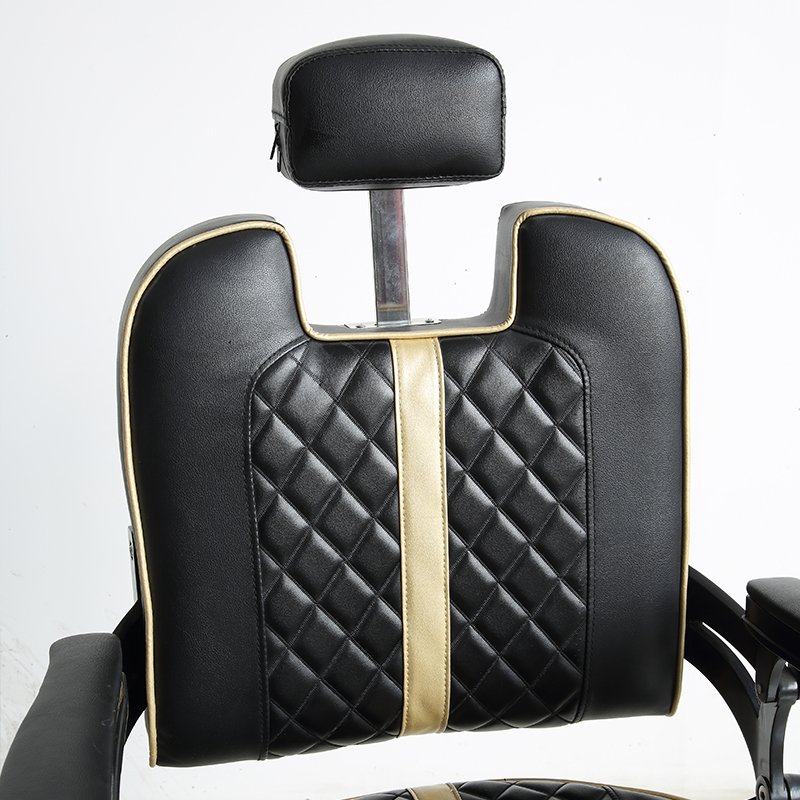 Modern barber chair can be customized leather color wide and comfortable can be manually tilted