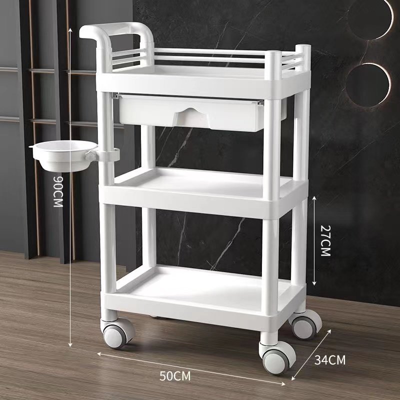 Kelly Wholesale Beauty Salon Trolley Floor Multi-layer Mobile Trolley Beauty Studio Cart