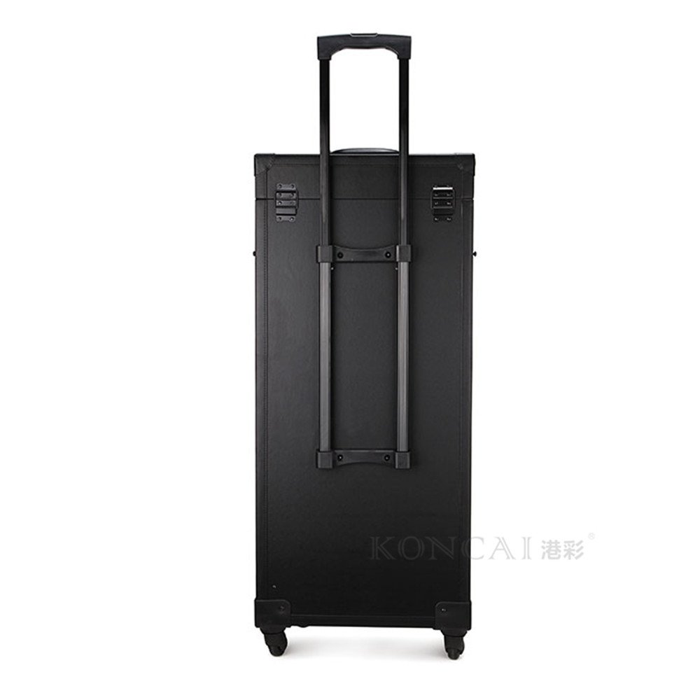 FAMA factory Professional aluminum cosmetic bag stylist nail beauty salon tools storage trolley rolling case