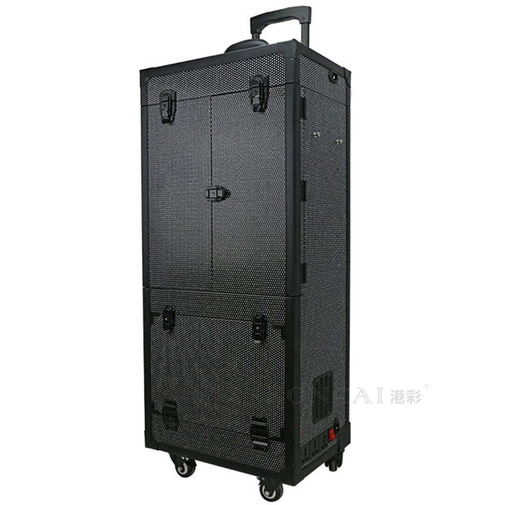 FAMA factory Professional aluminum cosmetic bag stylist nail beauty salon tools storage trolley rolling case