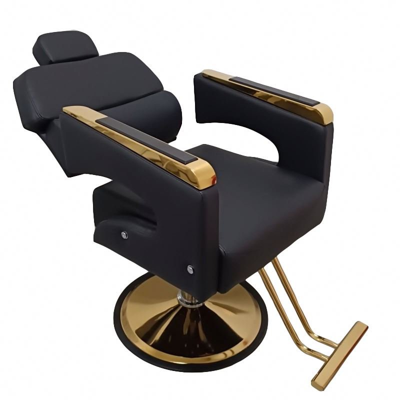 High Quality Hot Sale Black Saloon Chair Beauty Hair Salon Furniture Hair Salon Equipment Barber Premium Salon Chair