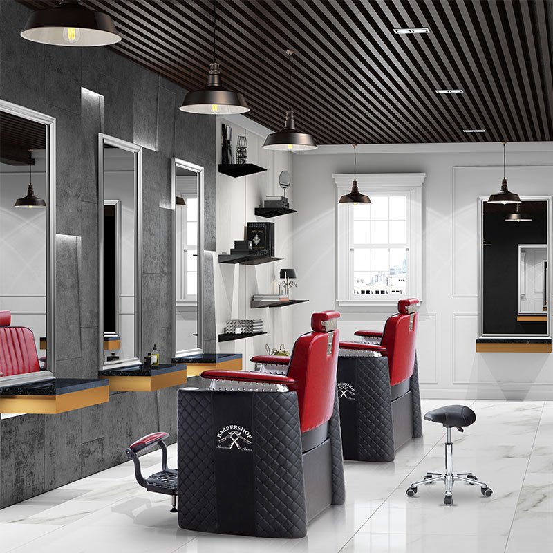 Only accept Customization Best Quality Luxury Salon Rotating Foldable Vintage Barber Chair Classic Barber Chair For Man