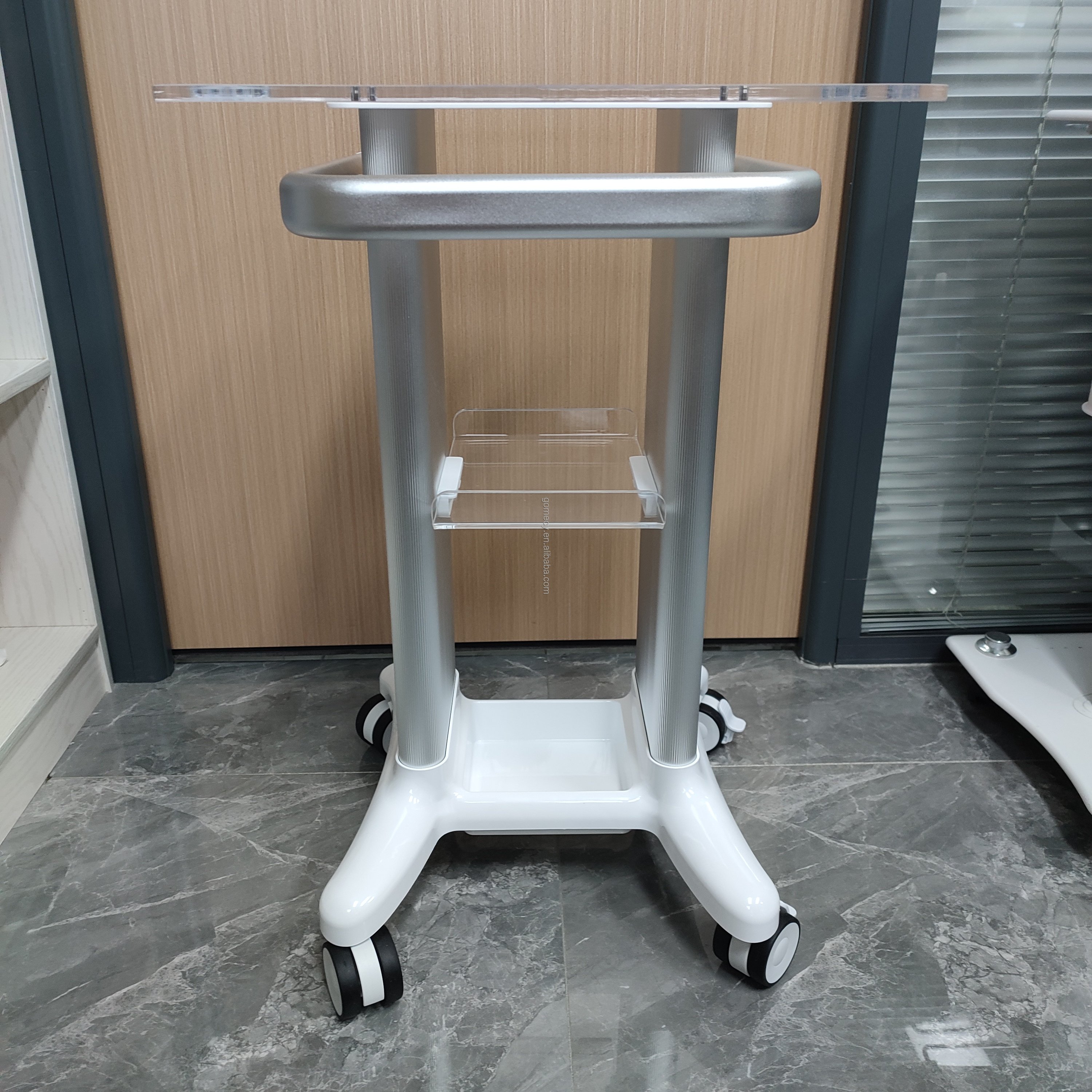 Professional furniture medical pedicure trolley beauty salon trolley with Acrylic board