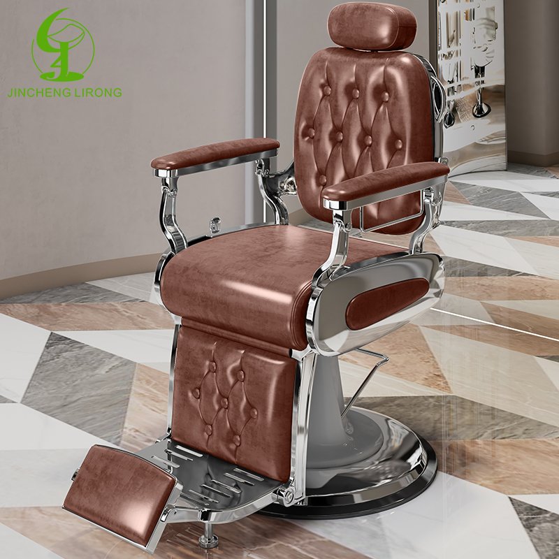 JINCHENG Professional Barber Chairs Luxury Wholesale High Quality Barber Chair for Men Hot Selling Barber Chairs Salon Furniture