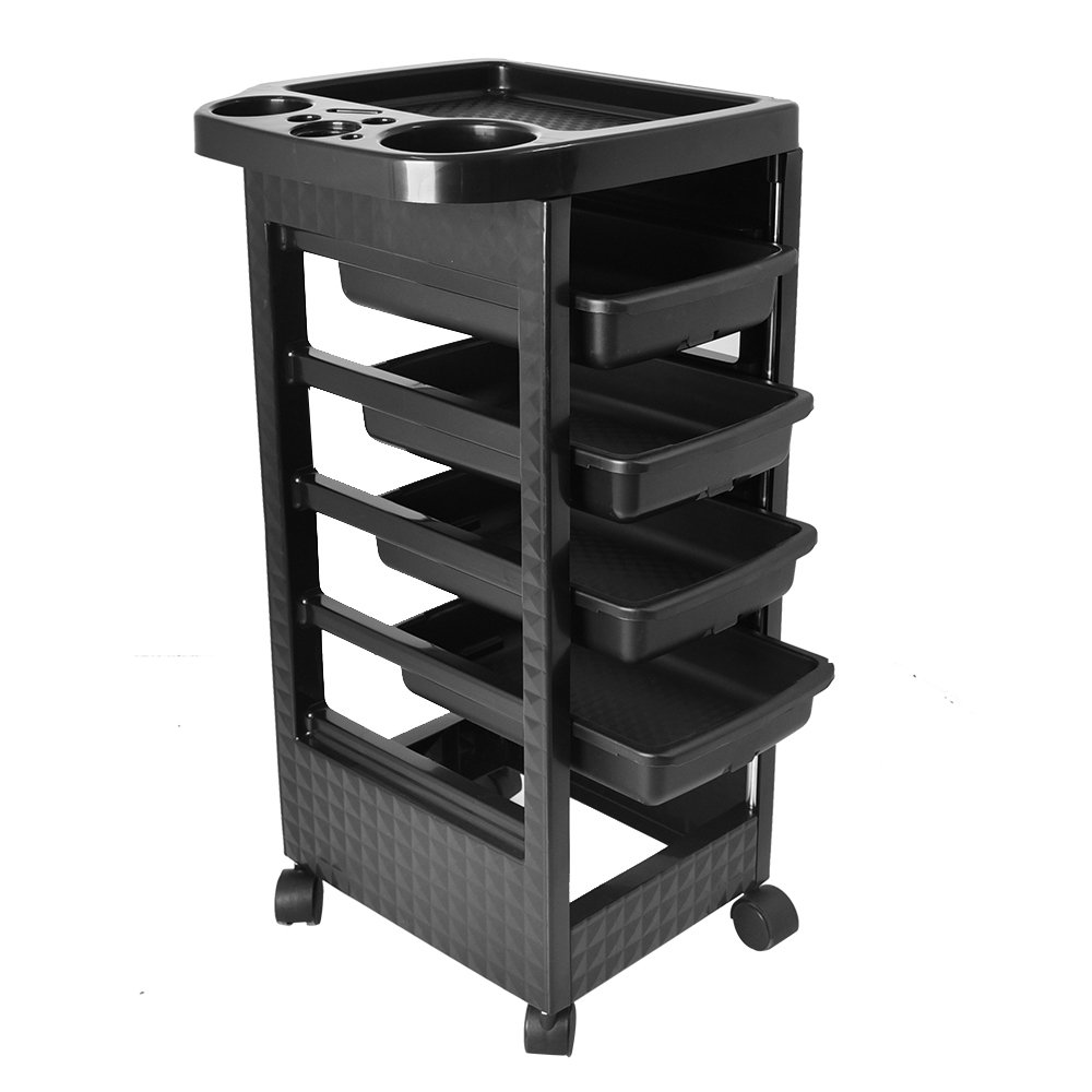 Economical convenient salon trolley with drawer for beauty salon