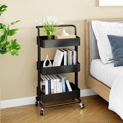 Hair Salon Trolley Cart Gold Salon Beauty Salon Trolley 3 Tier Organizer Manicure Cart Storage Holders Manufacturer