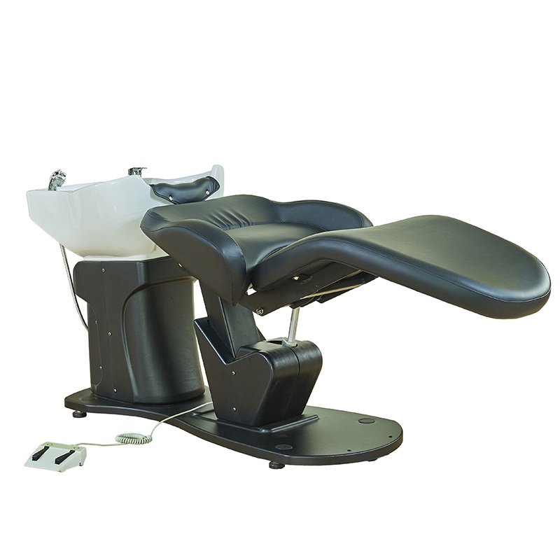 Wear-Resistant Synthetic Leather Electric Barber Hair Beauty Salon Furniture Facial Bed Washing Shampoo Chair
