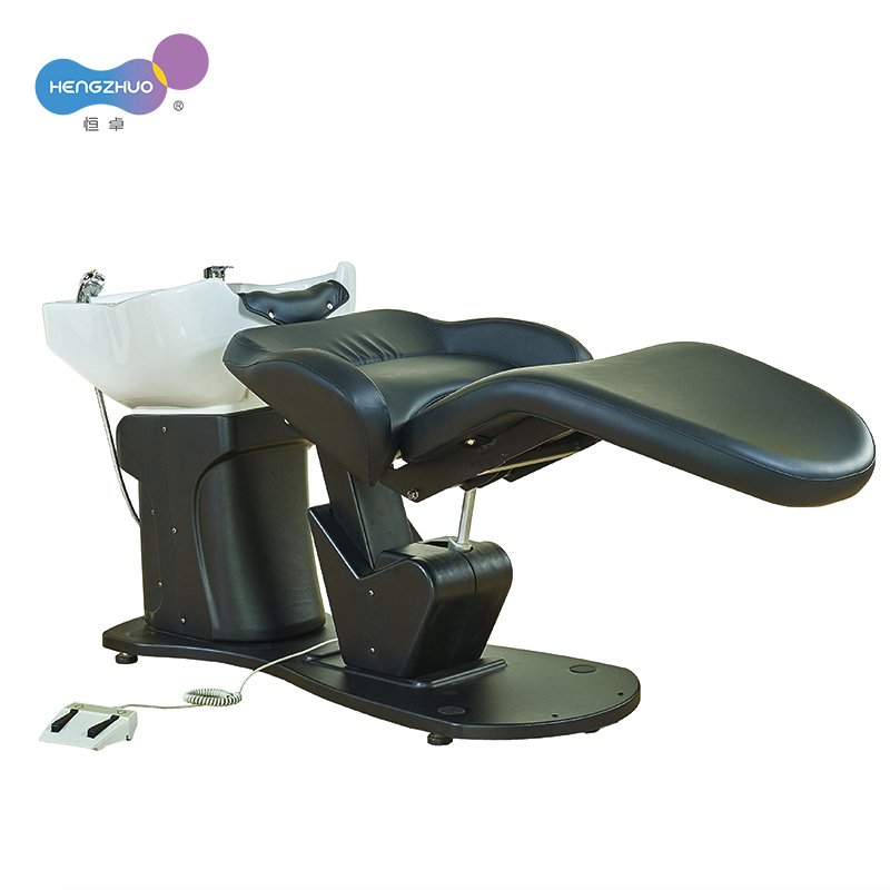 Wear-Resistant Synthetic Leather Electric Barber Hair Beauty Salon Furniture Facial Bed Washing Shampoo Chair