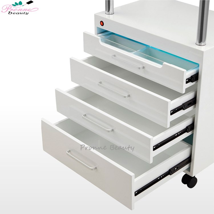 Beauty Medical Trolley LED UV Ozone Disinfection Cabinet Shadowless Cold Light Tattoo Embroidery Lamp