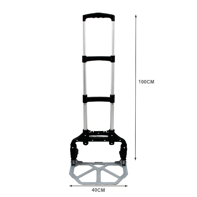 Go Out Retractable Luggage Hand Cart And Portable trolley One Hand Pulled