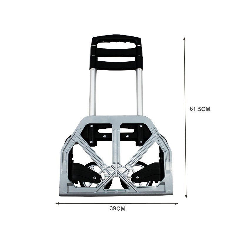Go Out Retractable Luggage Hand Cart And Portable trolley One Hand Pulled