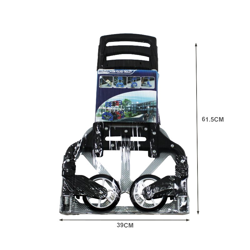 Go Out Retractable Luggage Hand Cart And Portable trolley One Hand Pulled