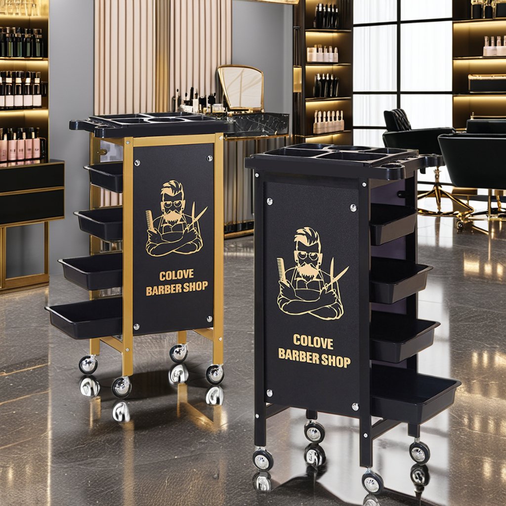 Wholesale Hairdressing Tool Salon Trolley for Beauty Makeup Hair Salon Locker Barber Shop Tool Cabinet Dining Spa Application