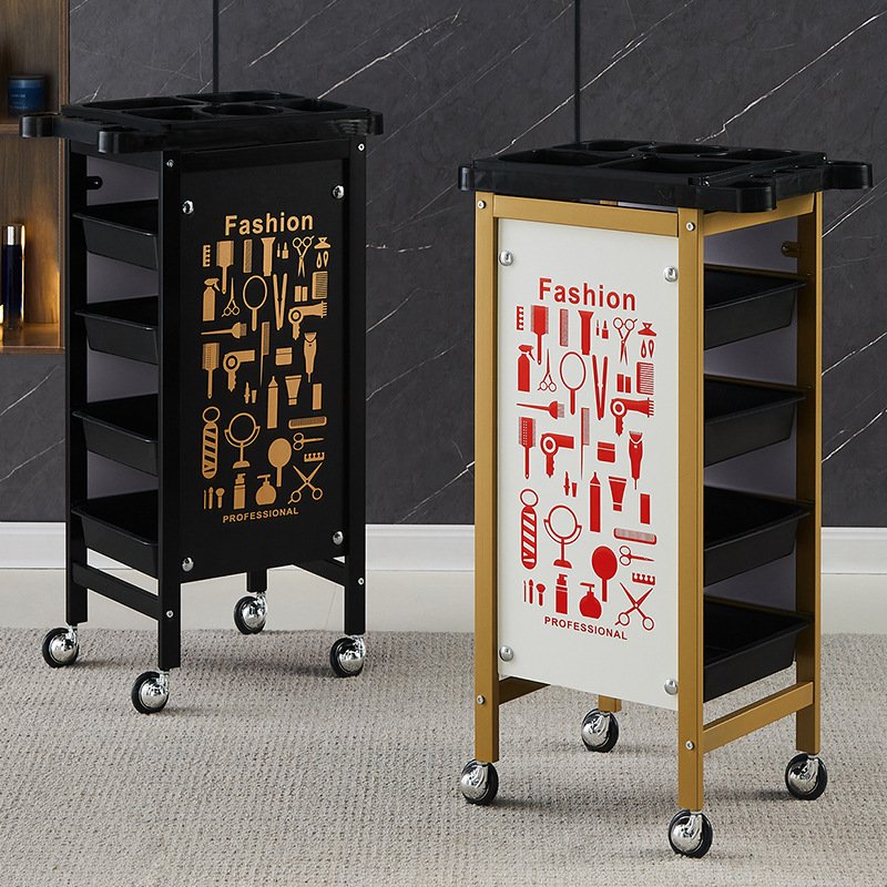 Wholesale Hairdressing Tool Salon Trolley for Beauty Makeup Hair Salon Locker Barber Shop Tool Cabinet Dining Spa Application