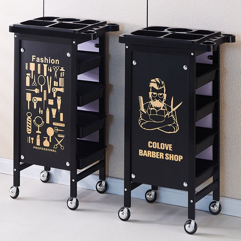 Wholesale Hairdressing Tool Salon Trolley for Beauty Makeup Hair Salon Locker Barber Shop Tool Cabinet Dining Spa Application