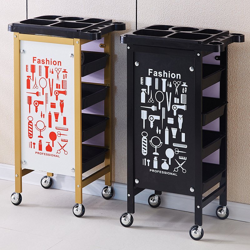 Wholesale Hairdressing Tool Salon Trolley for Beauty Makeup Hair Salon Locker Barber Shop Tool Cabinet Dining Spa Application