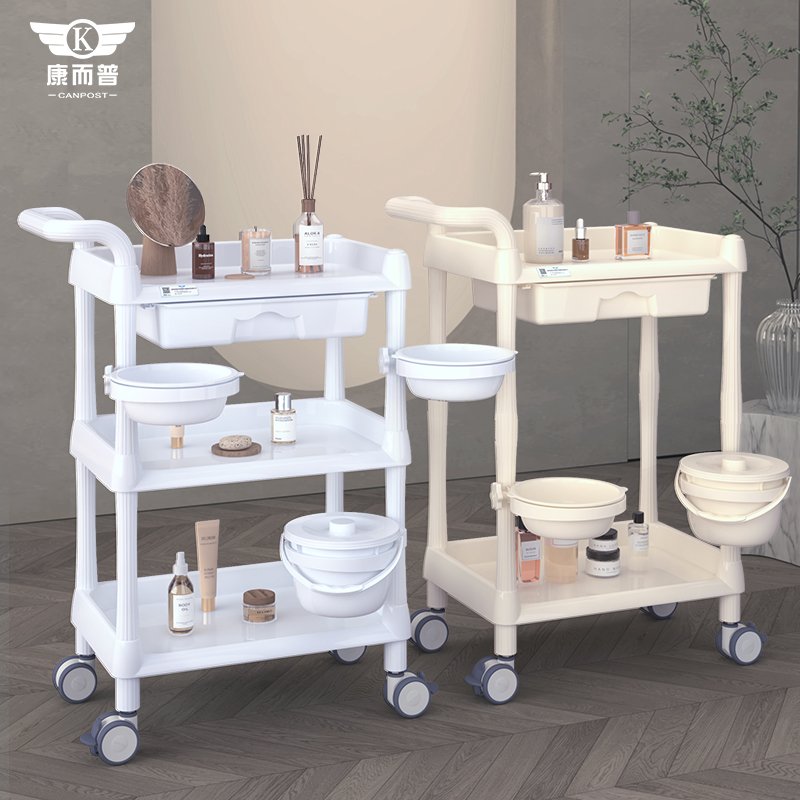 Hot selling high quality beauty salon trolley Made in China wholesale multi-functional ABS multi-layer Spa salon trolley