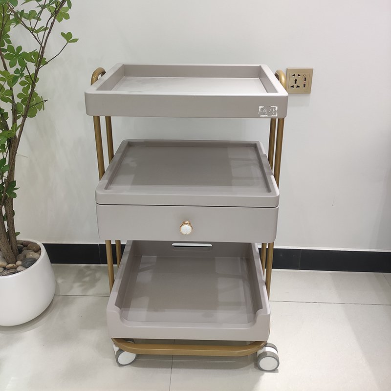 Salon furniture high quality cart hairdressing trolley metal beauty salon trolley