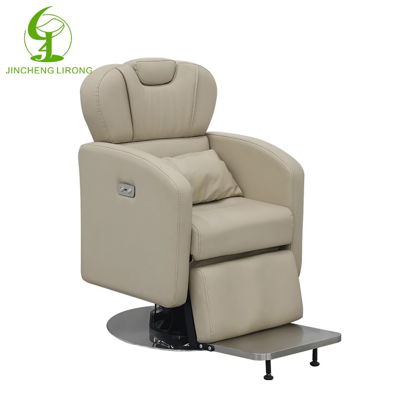 New design hydraulic leather electric folding barber chair facial beauty reclining sofa portable barber chairs