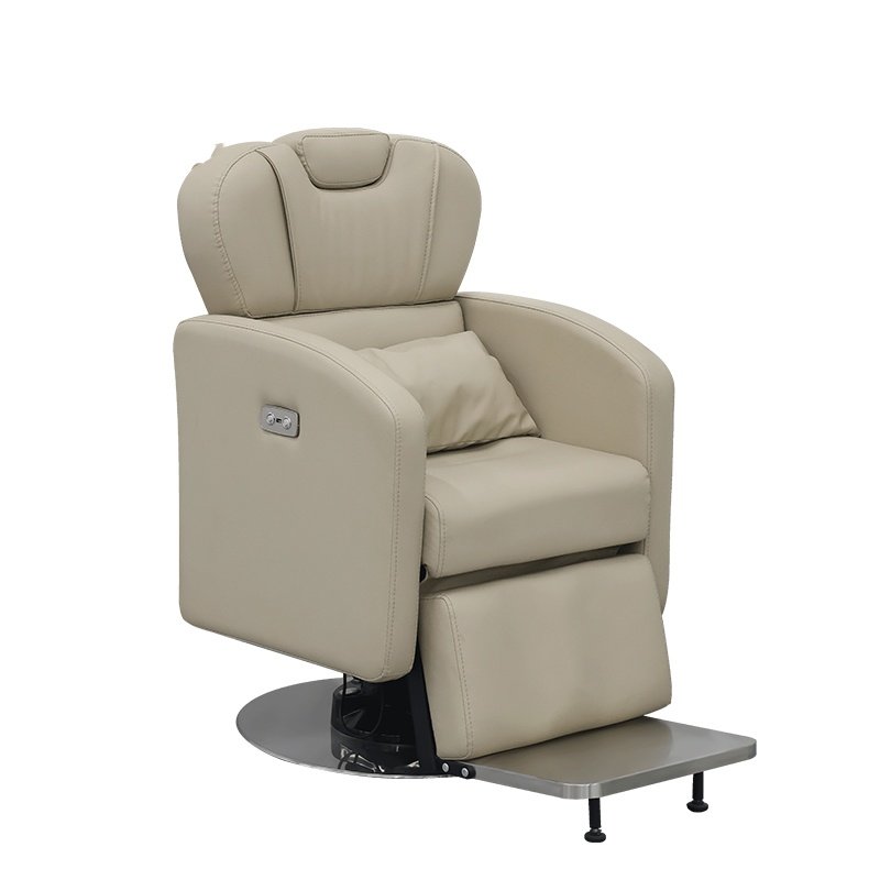 New design hydraulic leather electric folding barber chair facial beauty reclining sofa portable barber chairs