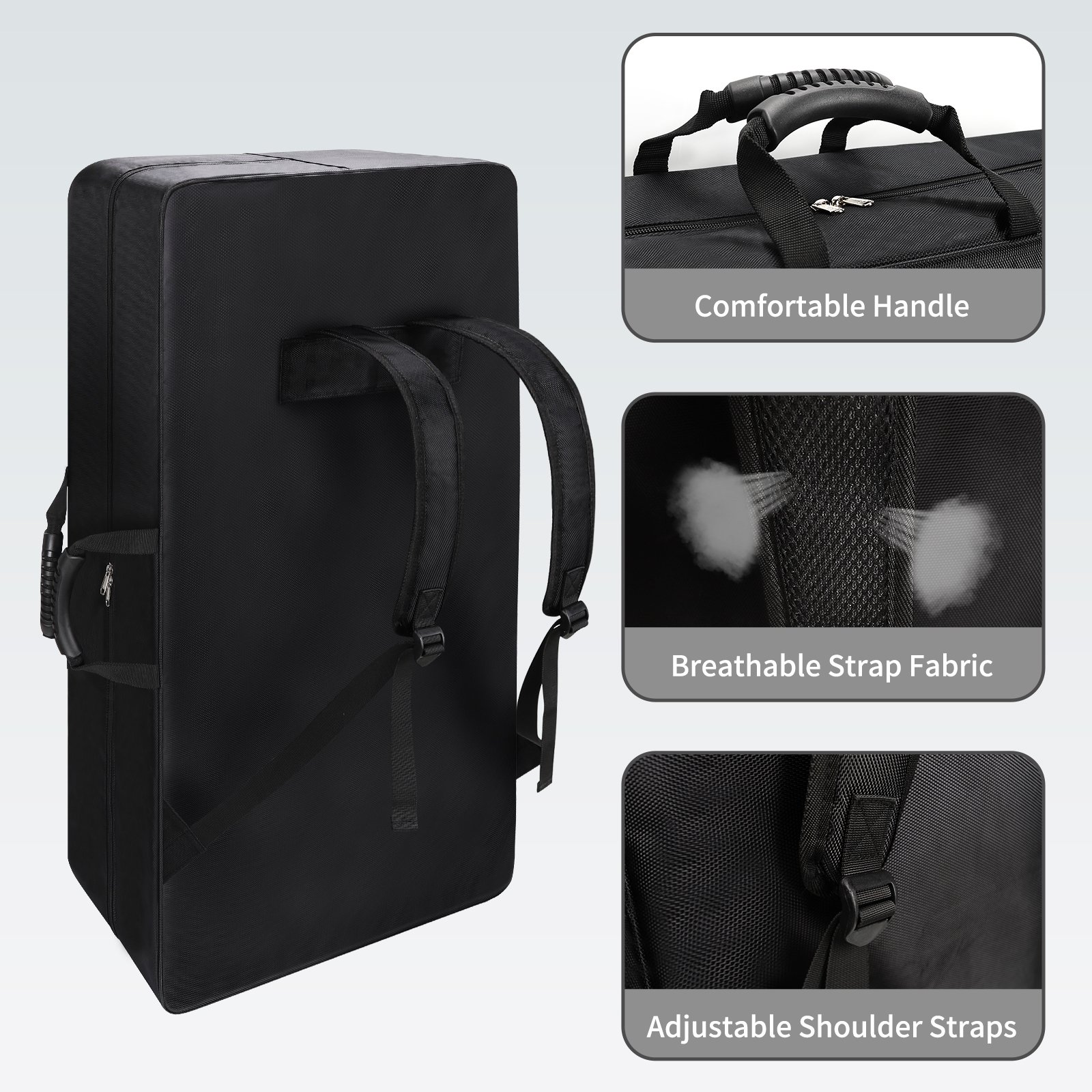 Relavel Folding Makeup Chair With Backpack for Makeup Artist Portable Makeup Artist Stool Chair Perfect for Salons