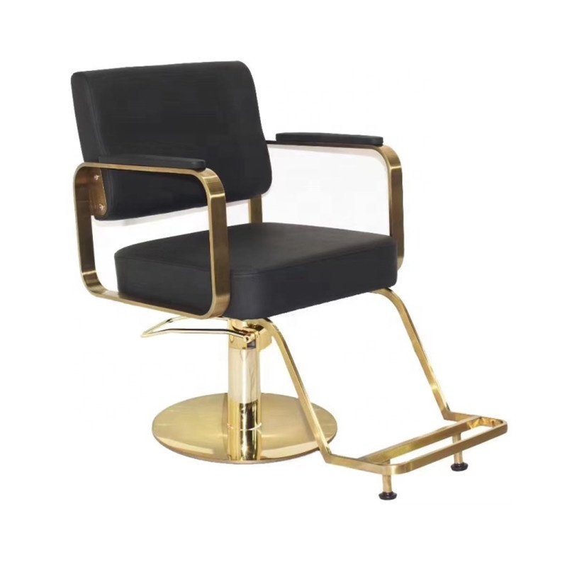Modern Hair Salon Beauty Parlour Styling Chair Gold Lady Makeup Beauty Hair Hairdresser Salon Chair ZY- LC298