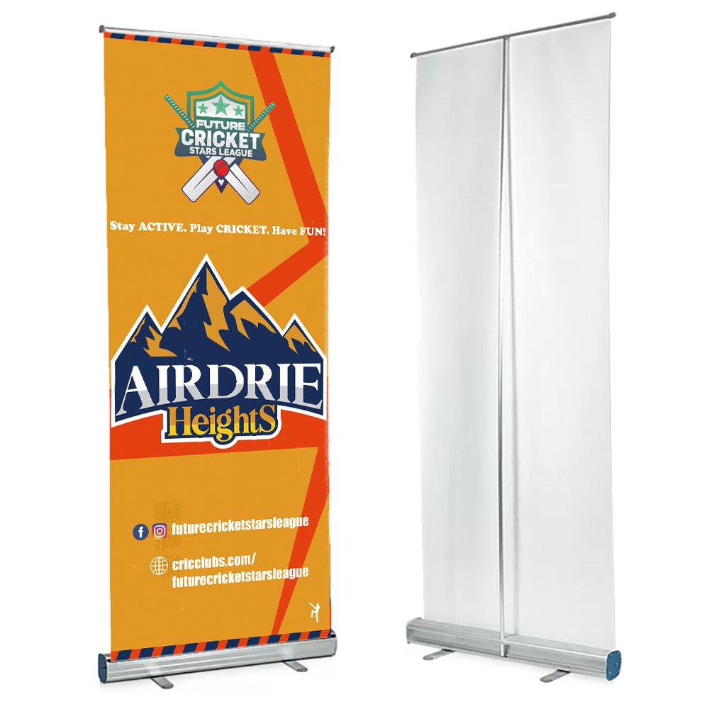 Wholesale Desserts Advertising Display Roll Up Banner Support Portable Retractable Roll Up Support Display for Promotion