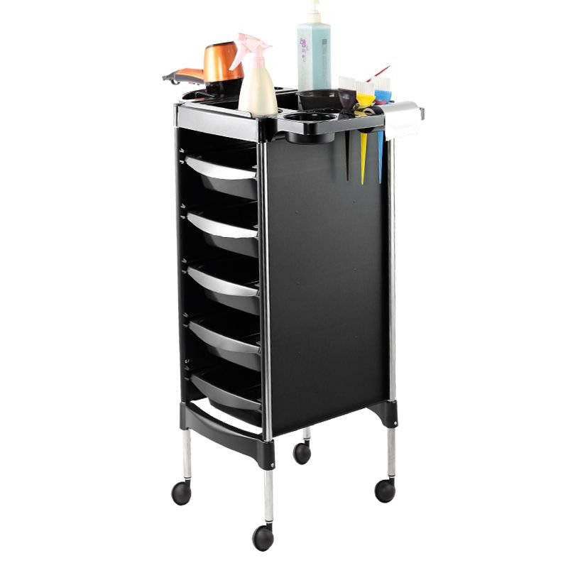 Salon Barber Stylist Storage Station Rolling Cart for Extra Hairdresser Storage beauty salon tool cart salon trolley