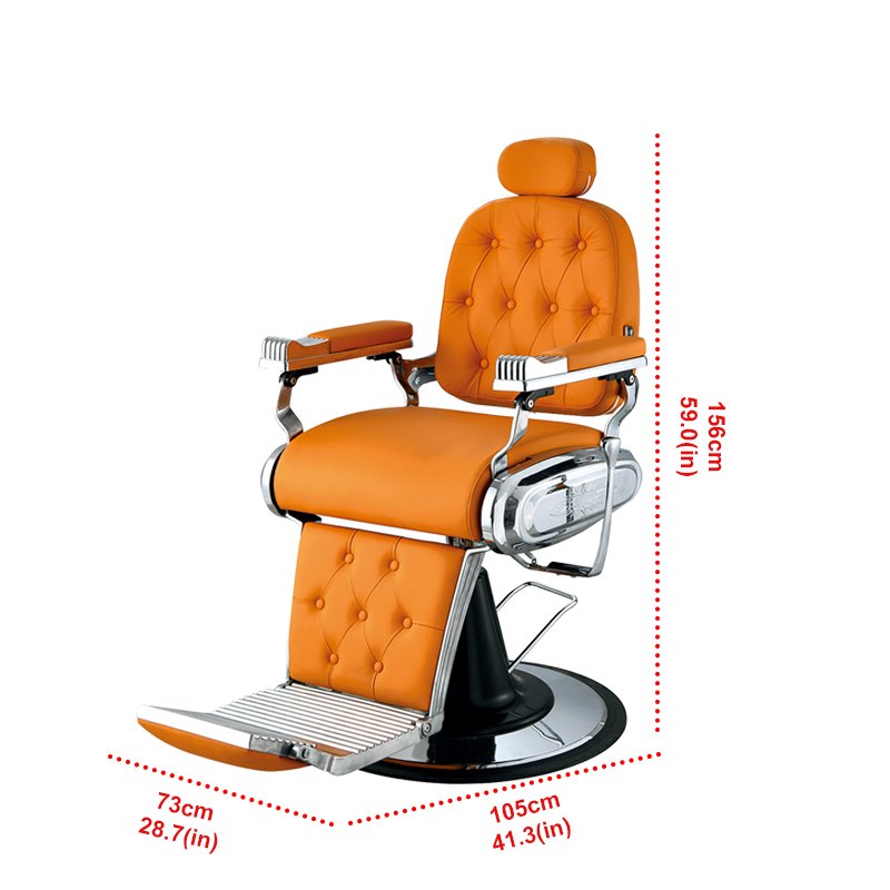 JINCHENG Beauty Barbershop Hairdressing Hair Salon Barber Chair European Business Style Commercial Hydraulic Professional Men