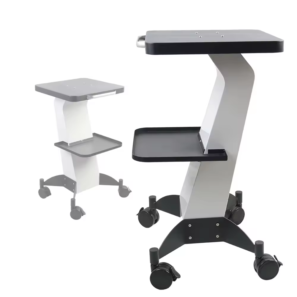 Portable Mini mobile wheel beauty salon facial skin spa care instrument trolley