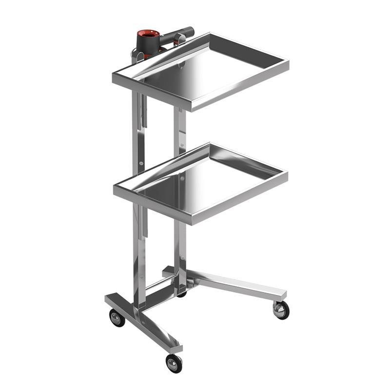 Modern golden hair salon stainless steel beauty stool cart trolley for sale