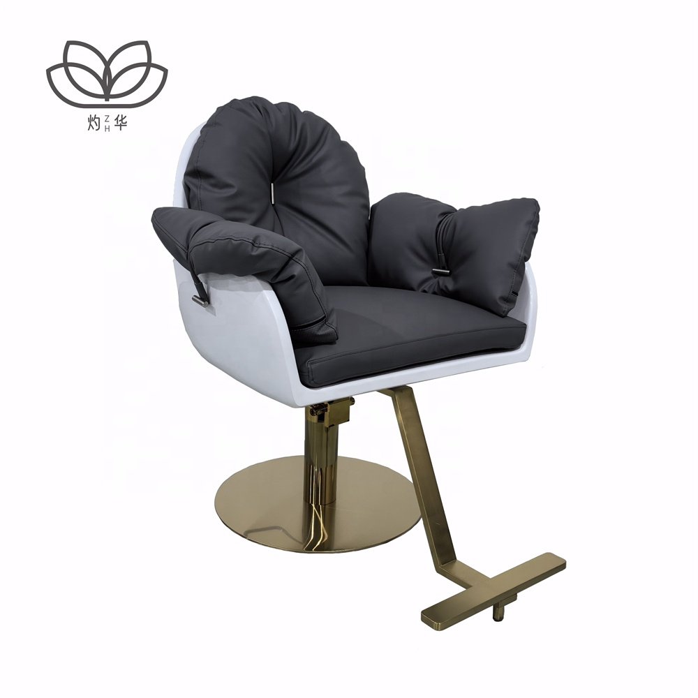 360 degree rotary barber chair China hydraulic pump height adjustable chair optional color for hair salon barber shop