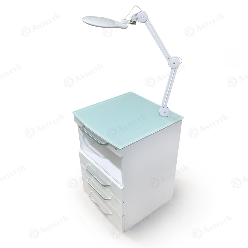 Anteeth Dental Cabinet Equipment Hospital Clinic Furniture Beauty Salon Magnifying Glass Mobile Dental Cabinet
