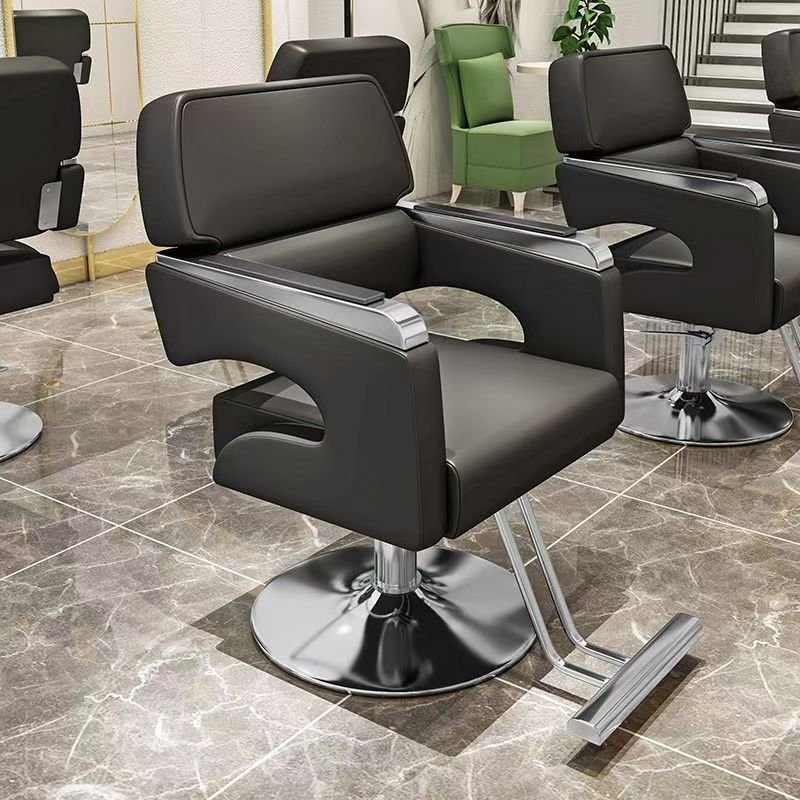 K 2024 New Salon Chair Reclining Barber Chair Hairdressing Styling Chair Adjustable Barbershop Furniture